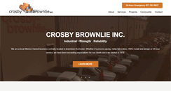 Desktop Screenshot of crosbybrownlie.com